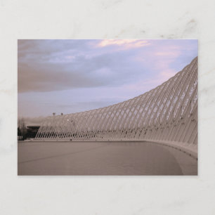 modern architecture postcard