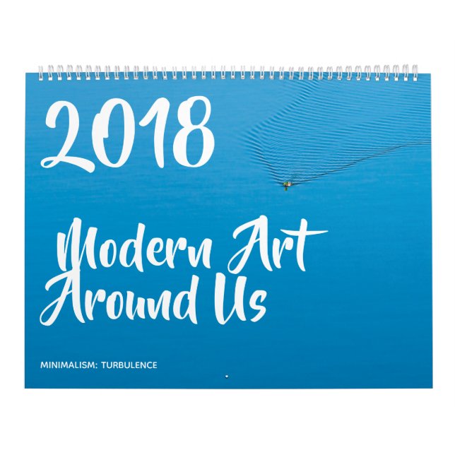 Modern Art Around Us funny customizable Calendar (Cover)