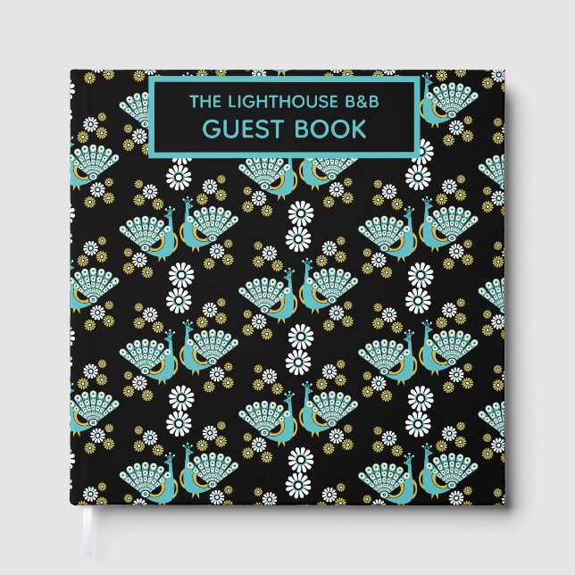 Modern Art Bed And Breakfast Guest Book (Front)