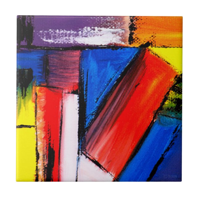 Modern Art Ceramic Tile (Front)