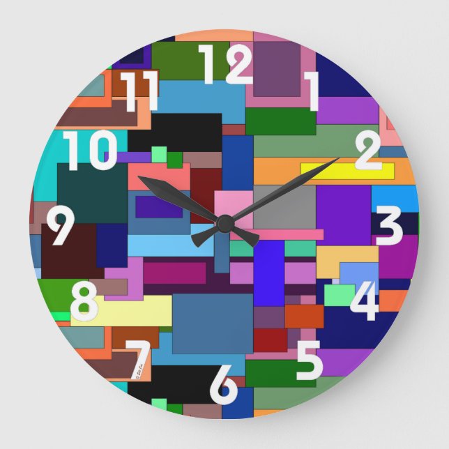 Modern Art Clock (Front)