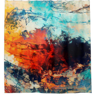 Modern art. Colorful contemporary artwork. Color s