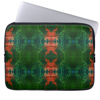 Modern art colourful abstract images laptop sleeve