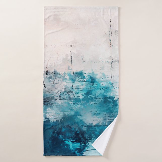 Modern art. Colourful contemporary artwork. Colour Bath Towel (Bath Towel)