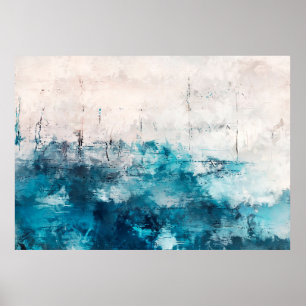 Modern art. Colourful contemporary artwork. Colour Poster