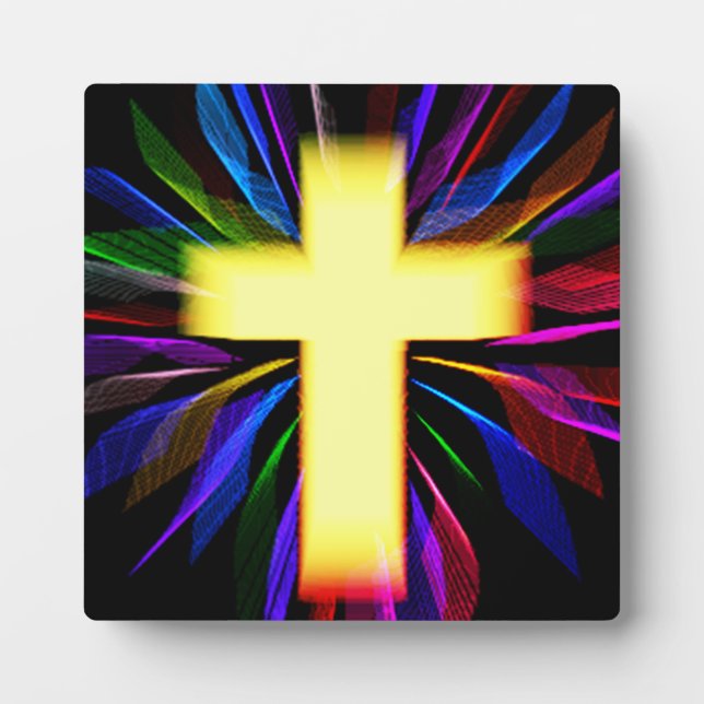 Modern art cross plaque (Front)