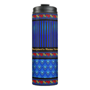 Modern Art Deco - Russian Style (Personalized) Thermal Tumbler