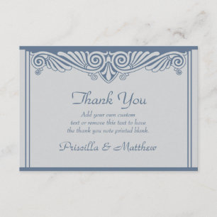 Modern Art Deco Thank You Cards