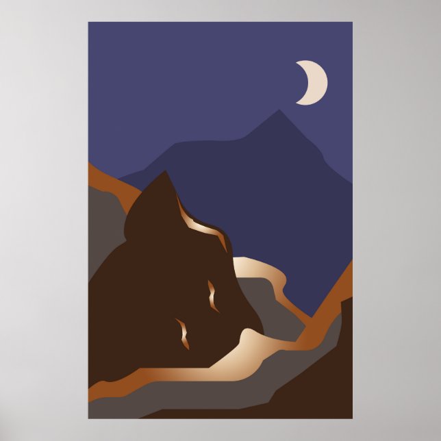 Modern art design poster (Front)