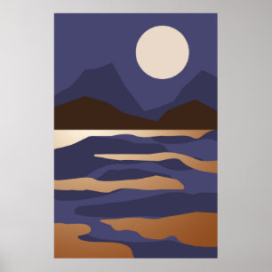 Modern art design poster