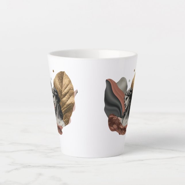 Modern Art featuring Timeless Grace of Venus Latte Mug (Front)