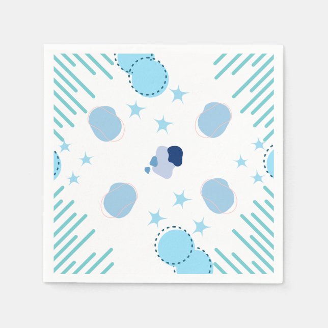 Modern Art Fusion Napkin (Front)