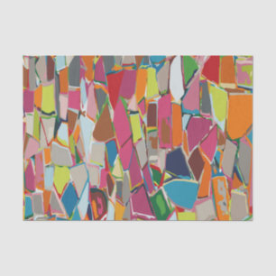 Modern Art Geometric Deco Multi-colour Tissue Paper