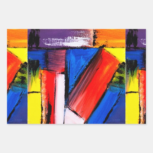 Modern Art Gift wrap (Front)