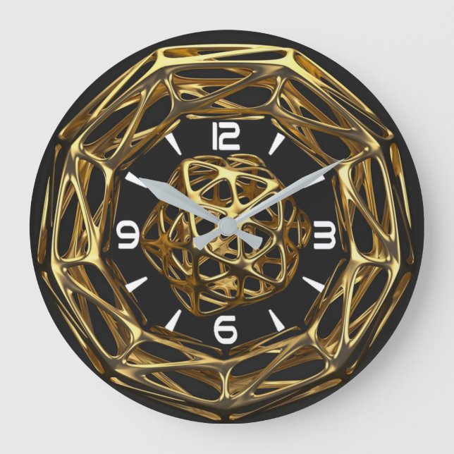 Modern Art Large Clock (Front)