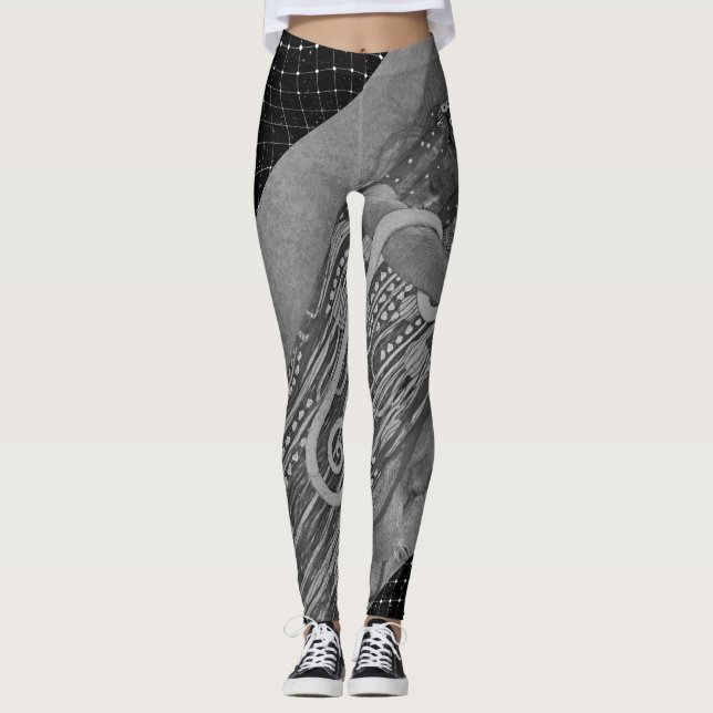 modern art leggings (Front)