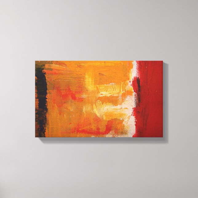 Modern Art - Minimalist Abstract Art Wrapped Canva Canvas Print (Front)