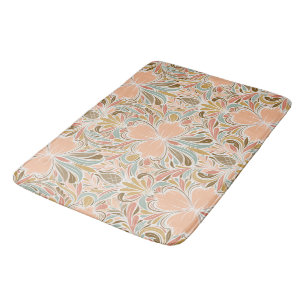 Modern Art Nouveau Boho Pattern  Bath Mat