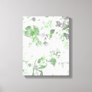 Modern art of flower pattern and wall texture mix canvas print