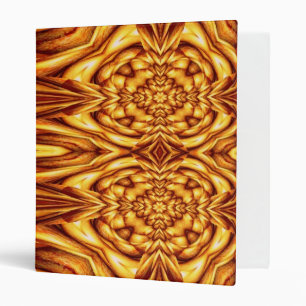 Modern Art - Orange Yellow Abstract Art Binder