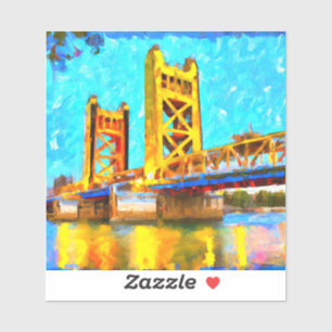 Modern Art Sacramento Tower Bridge