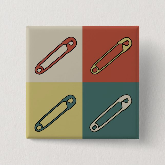 Modern Art Safety/diaper pins design (Front)
