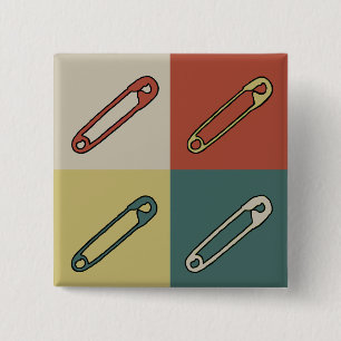 Modern Art Safety/diaper pins design