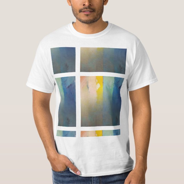Modern Art Shirt – Colourful Windows (Front)