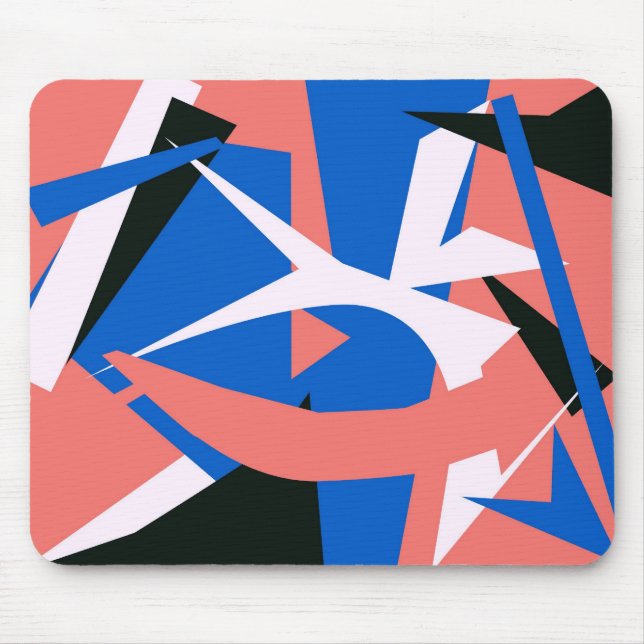 Modern Art Style Mouse Pad (Front)