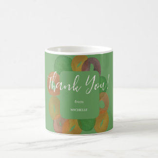 Modern Artistic Autumn Colourful Pattern Birthday Coffee Mug