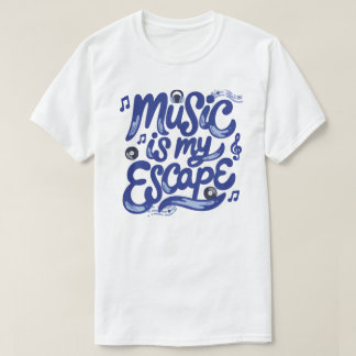Modern Artistic Graphic Design - Music T-Shirt