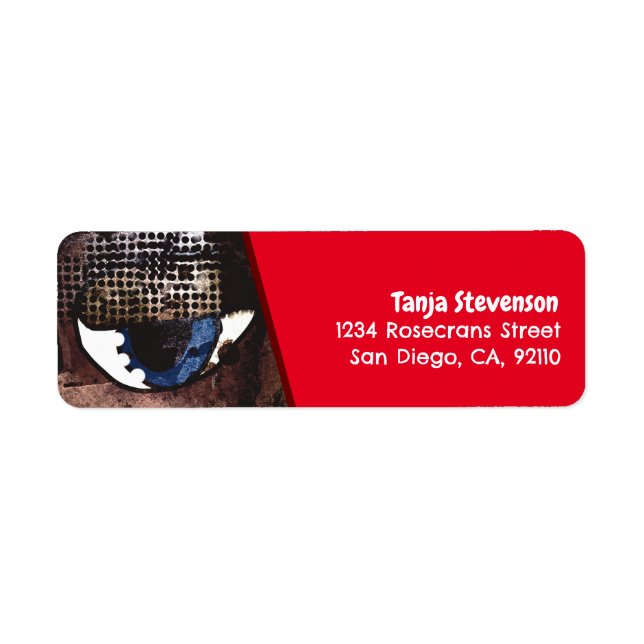 Modern Artistic Mailing Accesories Return Address (Front)