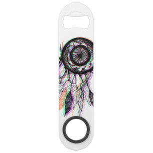 Modern Artistic Native American Dreamcatcher Bar Key