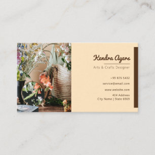 Modern Arts & Crafts   Minimalist Business Card
