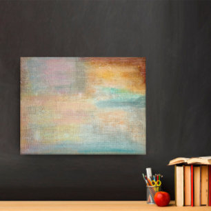 Modern Artsy Autumn Abstract Canvas Print