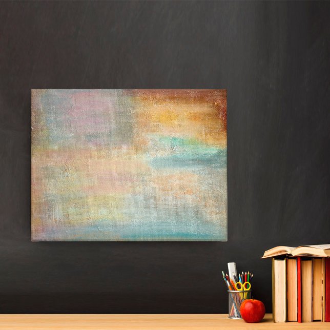 Modern Artsy Autumn Abstract Canvas Print (Creator Uploaded)