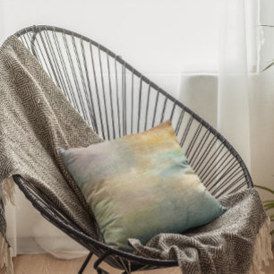 Modern Artsy Autumn Abstract Throw Pillow