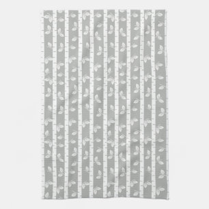 Modern Aspen Trees Kitchen Towel