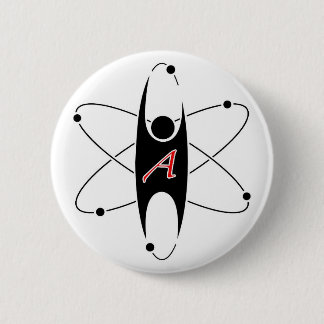 Modern Atheism logo button, round 2 Inch Round Button
