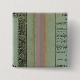 Modern atlas 2 inch square button