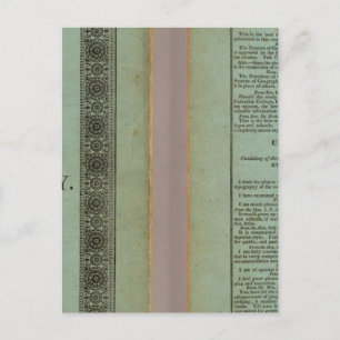 Modern atlas postcard