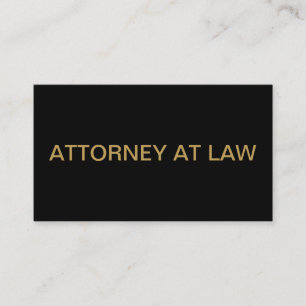 Modern Attorney at Law Professional Business Card