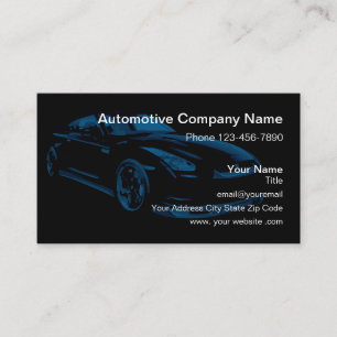 Modern Automotive Business Card