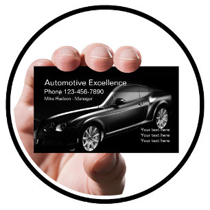 Modern Automotive Business Design Business Card
