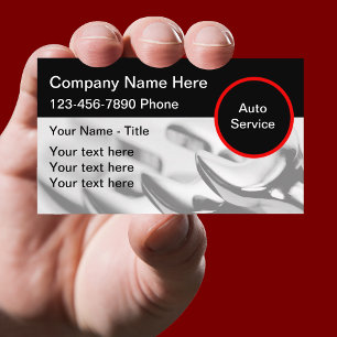 Modern Automotive Business Services Card