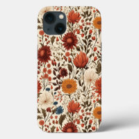 Modern Autumn Fall Botanical Floral 