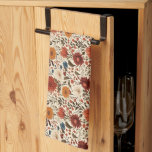 Modern Autumn Fall Botanical Floral  Kitchen Towel<br><div class="desc">Modern Autumn Fall Botanical Floral boho Pattern</div>
