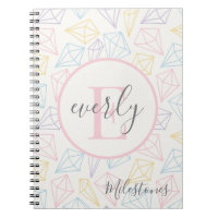 Modern Baby Milestones Memories Book