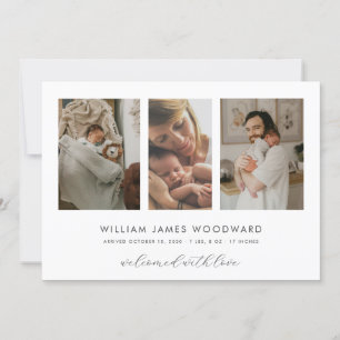 Modern Baby Photo Collage Gender Neutral