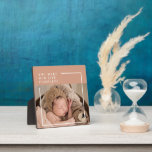 Modern Baby Photo | You Make My Life Complete Gift Plaque<br><div class="desc">Modern Baby Photo | You Make My Life Complete Gift</div>